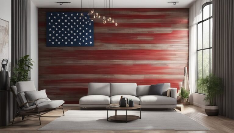 3D American Flag on Wall: Patriotic Home Decor