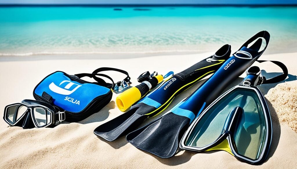 scuba diving equipment